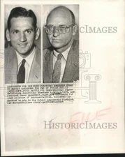 1954 Press Photo Owings and Roosevelt, opponents for for congressional seat