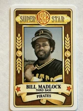 Bill Madlock 1982 Perma-Graphics Topps Credit Card High Grade K603 QTY Available