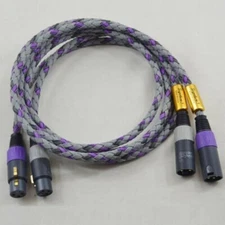 1m Pair Signature S3-2 Singled-Ended Audio Cable XLR Audio Line Interconnect
