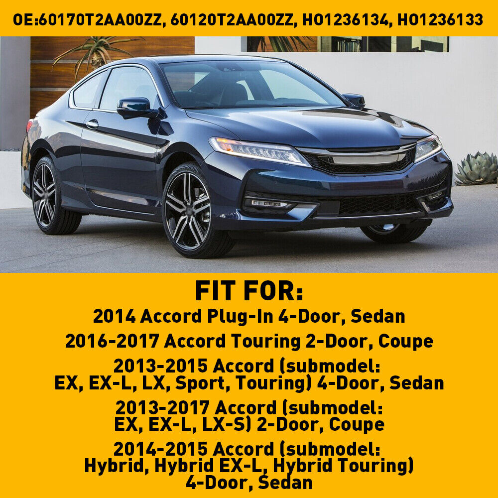 Standard Hood Fender & Mirror Kit | HONDA ACCORD SEDAN HYBRID BASE 2016 Standard Hood Fender & Mirror Kit | HONDA ACCORD SEDAN HYBRID BASE 2016