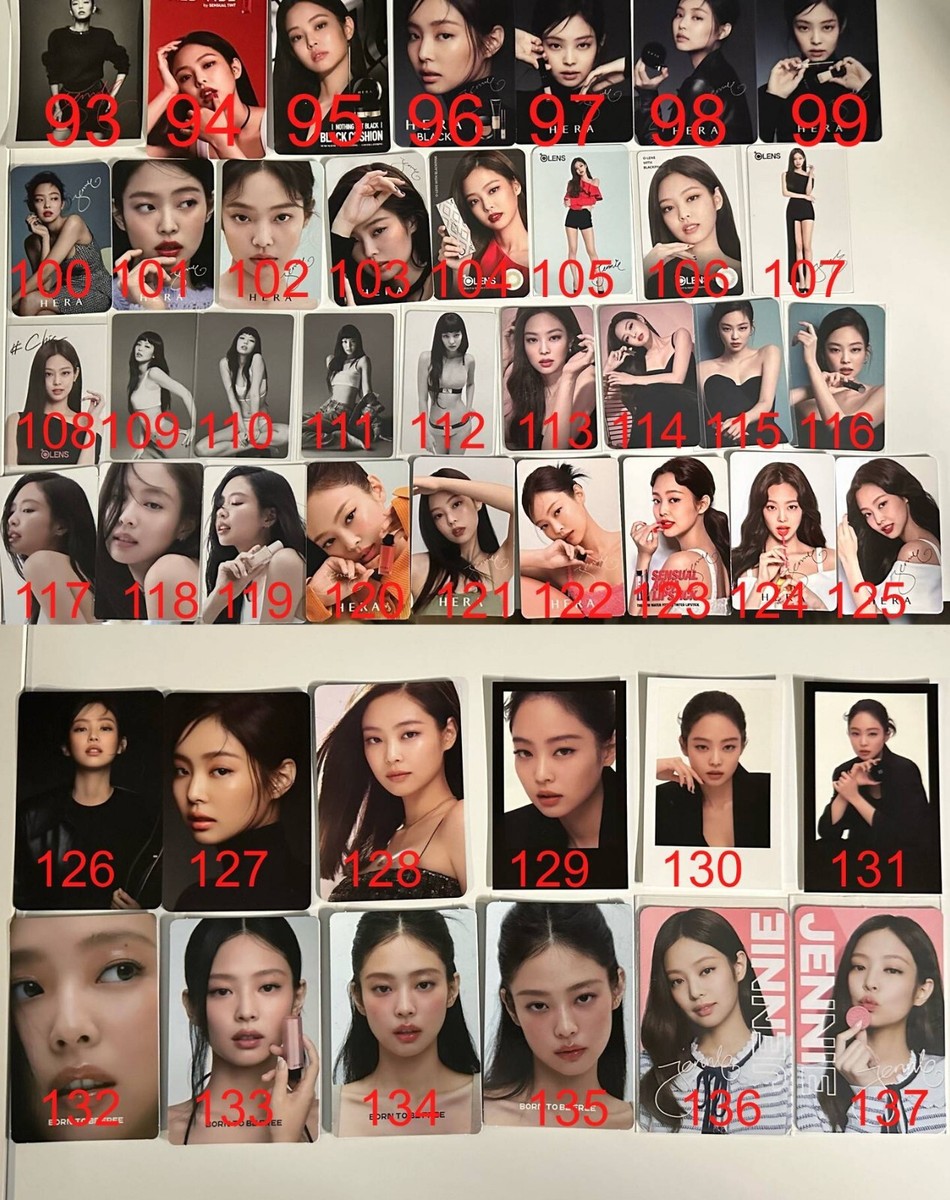 Blackpink Jennie ソウル トレカ OFFICIAL BLACKPINK JENNIE PHOTOCARD RARE SEOUL MD THE ALBUM BORN
