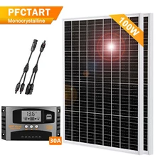 200W Solar Panel Kit  with MPPT Solar Controller for RV Bosts Solar Power System