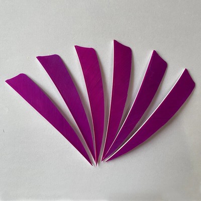 4'' 50Pcs/lot Arrow Feathers Natural Feathers Shield Archery Fletches Vanes