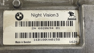 12-19 BMW M6 NIGHT VISION CAMERA MODULE W/ CAMERA PAIR 6820694 