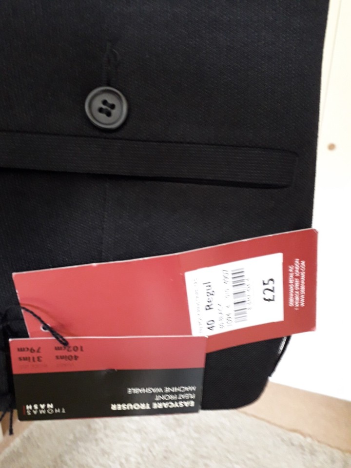 men's trousers Thomas Nash 40 waist 31 leg eBay