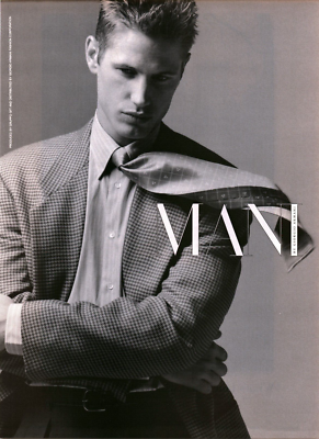 1997 PRINT AD - GIORGIO ARMANI FASHION CLOTHING AD - MANI FASHION