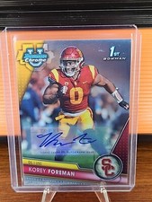 KOREY FOREMAN 2023 Bowman University Chrome 1st Bowman Chrome AUTO SP