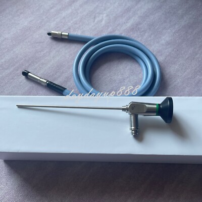 0° Arthroscope Nasal Endoscopy Sinuscope ø3mmx140mm+ Fiber Optical Light Cable