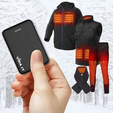 Power Bank for Heated Vest Jacket Scarf Pants USB Battery Pack Portable Charger