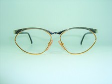 Jacques Fath, luxury eyeglasses, Aviator, Gold plated, oval, frames, NOS vintage