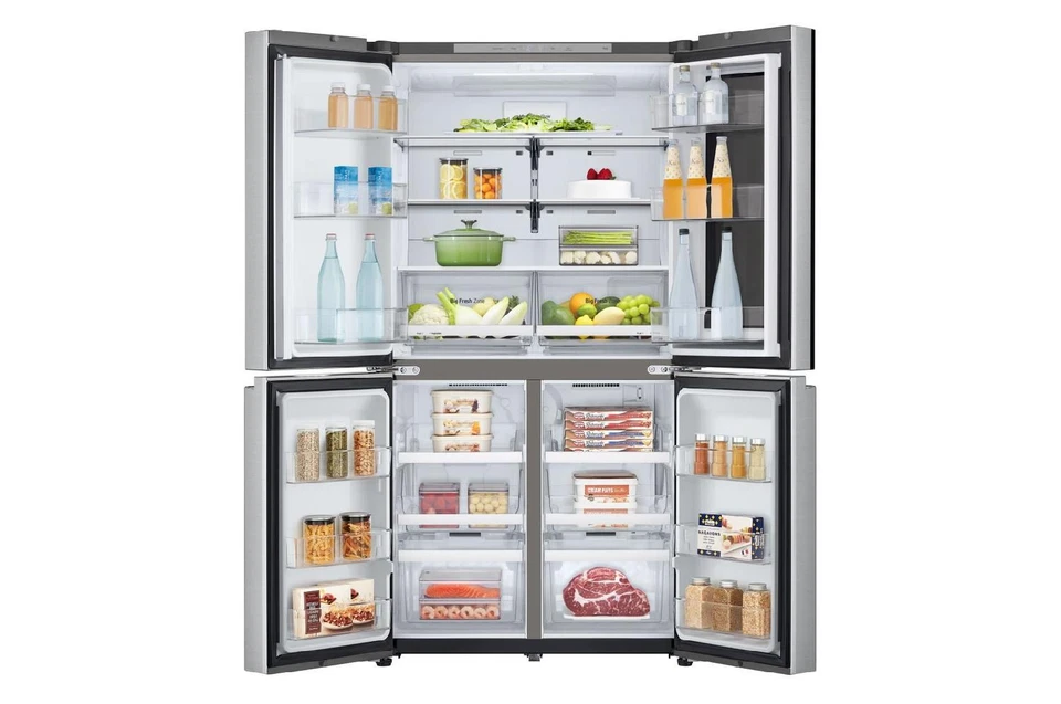 Lg Frigorifero Americano SidebySide 666L E No Frost InstaView Argento GMV960MBDE - Immagine 2 di 4