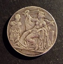 Belgien - Leopold I. - Seltene 2 Francs M&uuml;nze von 1856 FR in Silber