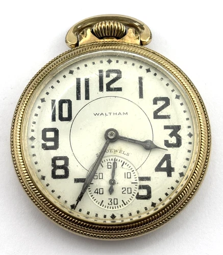 Waltham Antique Mechanical Pocket Watch 21J  16s  Gr.1621   33747791  WORKS!!