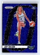 2024 Panini Prizm WNBA #141 Jacy Sheldon Blue Velocity Prizms (RC)