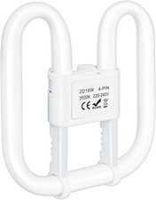 GR10Q 4-PIN 16W Compact Fluorescent Lamp Non-Dimmable Warm White 3500K