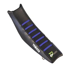 Dcor 30-50-452 Factory Reinforced Seat Cover - Black/Blue Ribs