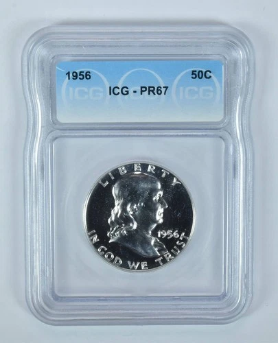 1956 Franklin Half Dollar PR67 ICG *7720
