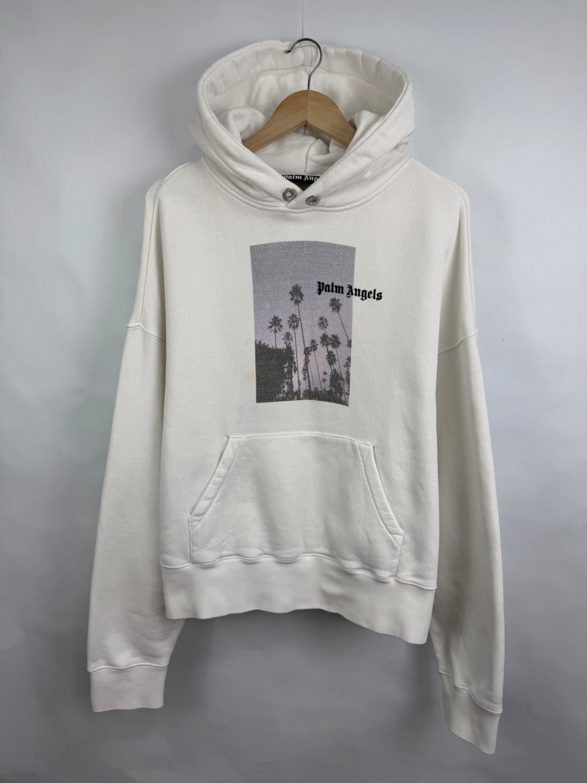 ?? Felpa con cappuccio di lusso oversize Palm Angels Stars and Palms taglia S oversize