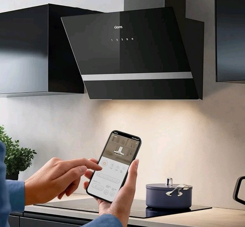 60 cm Angle Cooker Hood Chimney Extractor Hood with LED and Recirculating - Picture 2 of 11