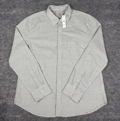 New J. Crew Shirt Mens XL Broken-In Cotton Oxford Button Down Slim Untucked NWT