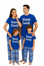 family christmas pajamas matching sets