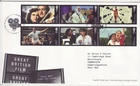 GB Stamps First Day Cover British Films, cinema, entertainment, actor SHS 2014
