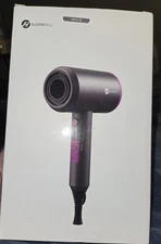 Slopehill Hair Dryer 1902 1500-1800W Black w/ Diffuser and 2 Concentrator Nozzle