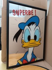 Miroir Donald Duck Signer Disney Neuf