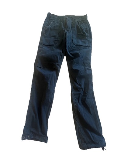 Abercrombie & Fitch Cargo Pants Mens 29X30 Blue Baggy Utility Relaxed Straight