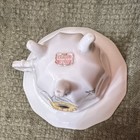Vintage Ucagco Porcelain White & Yellow Floral Painted Tea Cup & Saucer Set, 2pc — photo 3