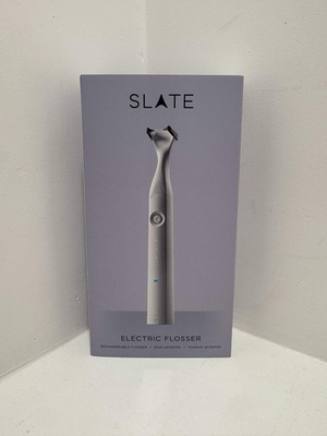 #ad Slate Electric Flosser Rechargeable Flosser Gum Sweeper Tongue Scraper Brand New $59.99