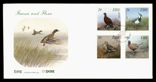 DR WHO 1989 IRELAND FDC BIRD COMBO M77907