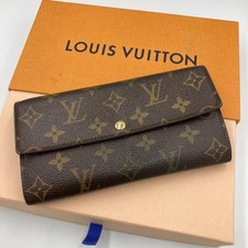Authenticated Louis Vuitton Long Wallet Sarah Monogram 85aa