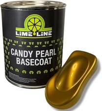 LiME LiNE Butterscotch Gold Candy Pearl Basecoat - Full Coverage Candy - 1 Quart