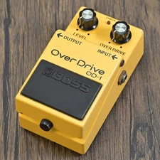 BOSS OD-1 JRC4558DD 052-281E MADE IN JAPAN Overdrive Boss Effects Pedal
