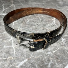 Vintage Alligator Belt 32 Needs TLC Black