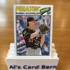 2026 Topps Heritage #265 Bubba Chandler Rookie Baseball Card Pirates  RC