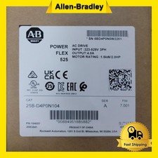 AB 25B-D4P0N104 SER A PowerFlex 525 AC Drive 480V, 3-Ph, 1.5kW, 2HP 25B D4P0N104