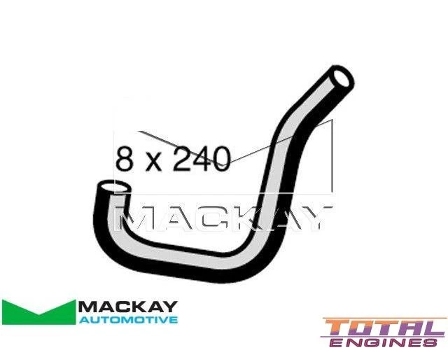 Engine Bypass Hose fits Mazda B2600 UF 01/1998 Onwards 2.6L 4Cyl G6 - Изображение 2 из 2