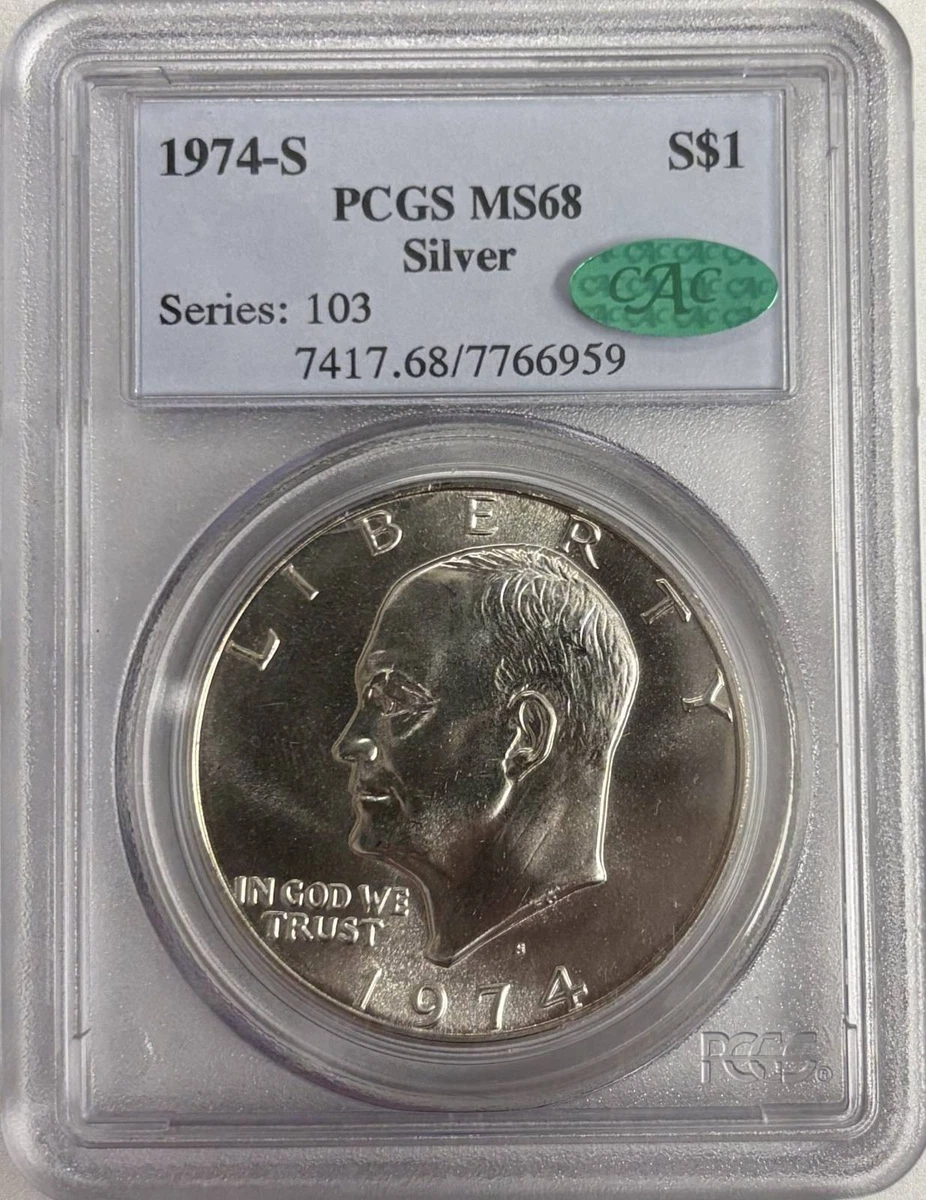 MS 68 Graded Eisenhower Dollars 1971-1978 for sale | eBay