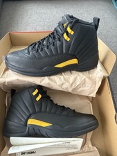 Nuevo En Caja Nike Air Jordan XII 12 Retro Negro Taxi Amarillo CT8013-071 Para hombres Talla 11