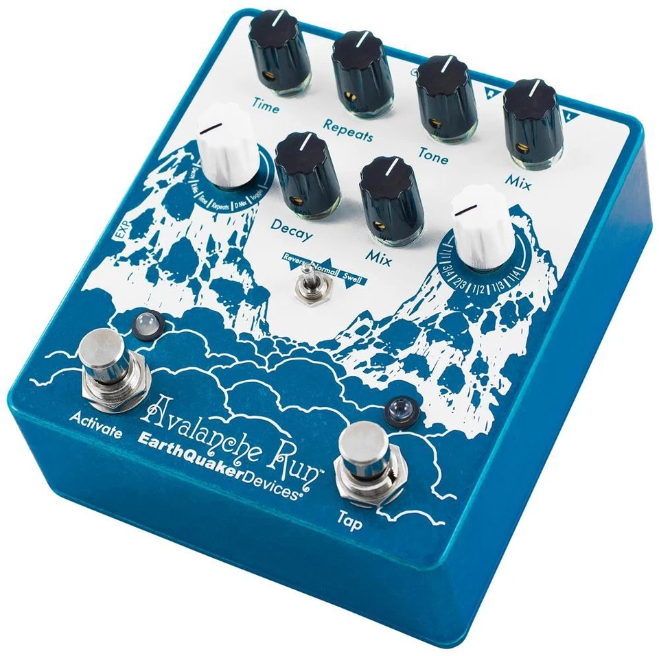EarthQuaker Devices Avalanche Run V2 Delay Reverb Guitar Effects Pedal - Image 2 of 4