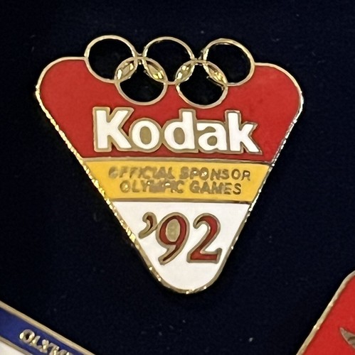 Juego Colección Pin Kodak ~ Juegos Olímpicos 1992 en Albertville y Barcelona ~ Lote de 3 - Imagen 3 de 6