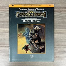 Advanced Dungeons And Drachen Unter Illefarn 9212 Vergessen Realms TSR RPG 1987
