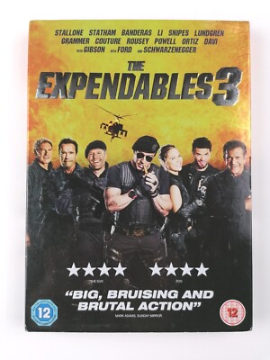 The Expendables 3 - Stallone Schwarzenegger Statham - DVD Region 2 - New