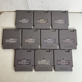 Nintendo NES Console System Bundle 10 Games NEW PINS Mario, Super C Contra, Dr M