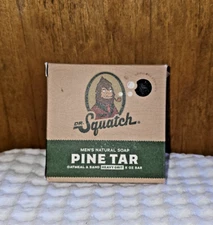 DR Squatch All Natural Soap Pine Tar Oatmeal & Sand Heavy Grit 5 oz Bar