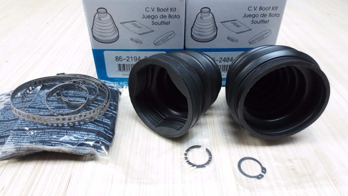 Front Inner & Outer CV Axle Boot Kit for Mitsubishi Lancer Exc Evo