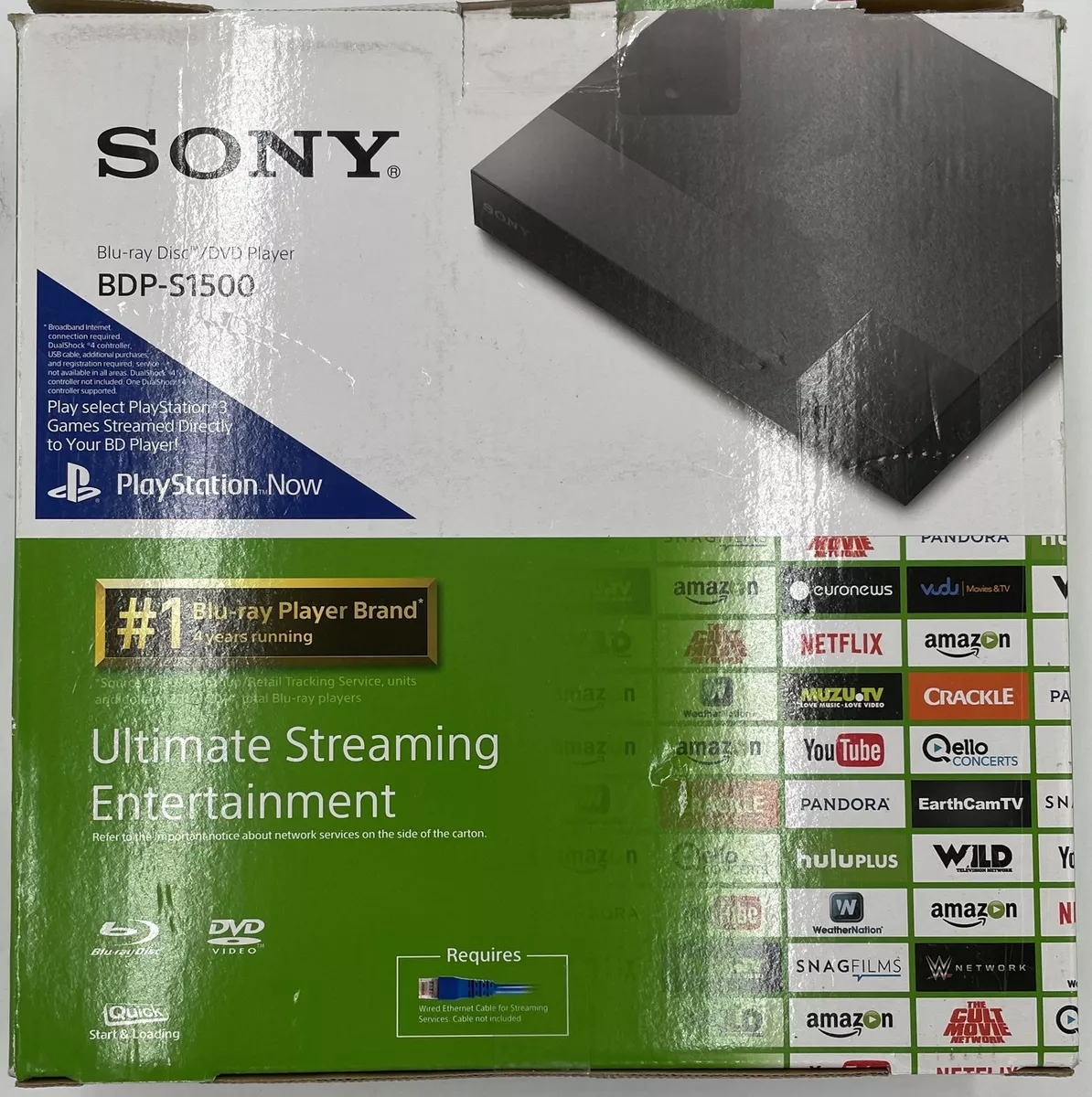 Sony BDP-S1500 Blu-Ray/ DVD Player