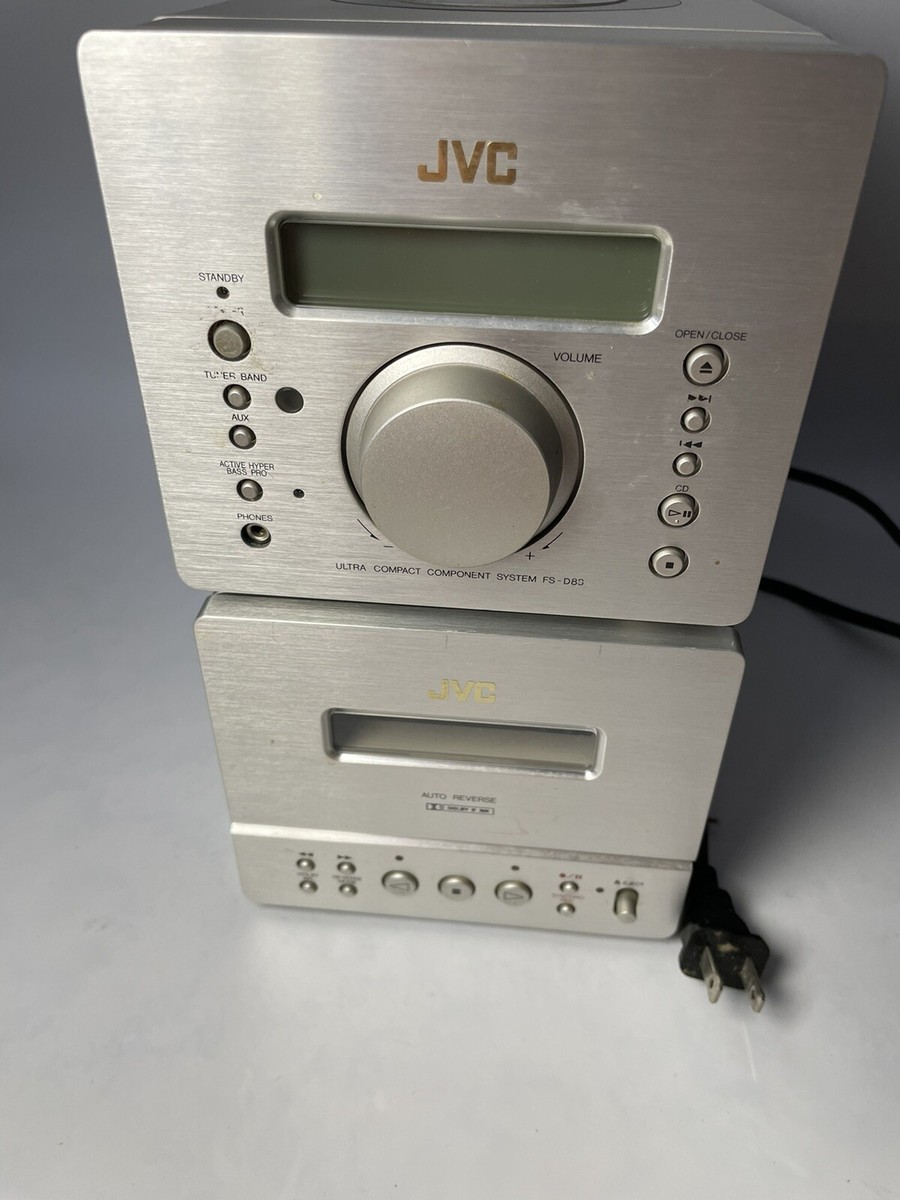 JVC FS-D88 Vintage Shelf System Stereo Am/FM CD Cassette Player JVC FS-D88 Vintage Shelf System Stereo Am/FM CD Cassette Player